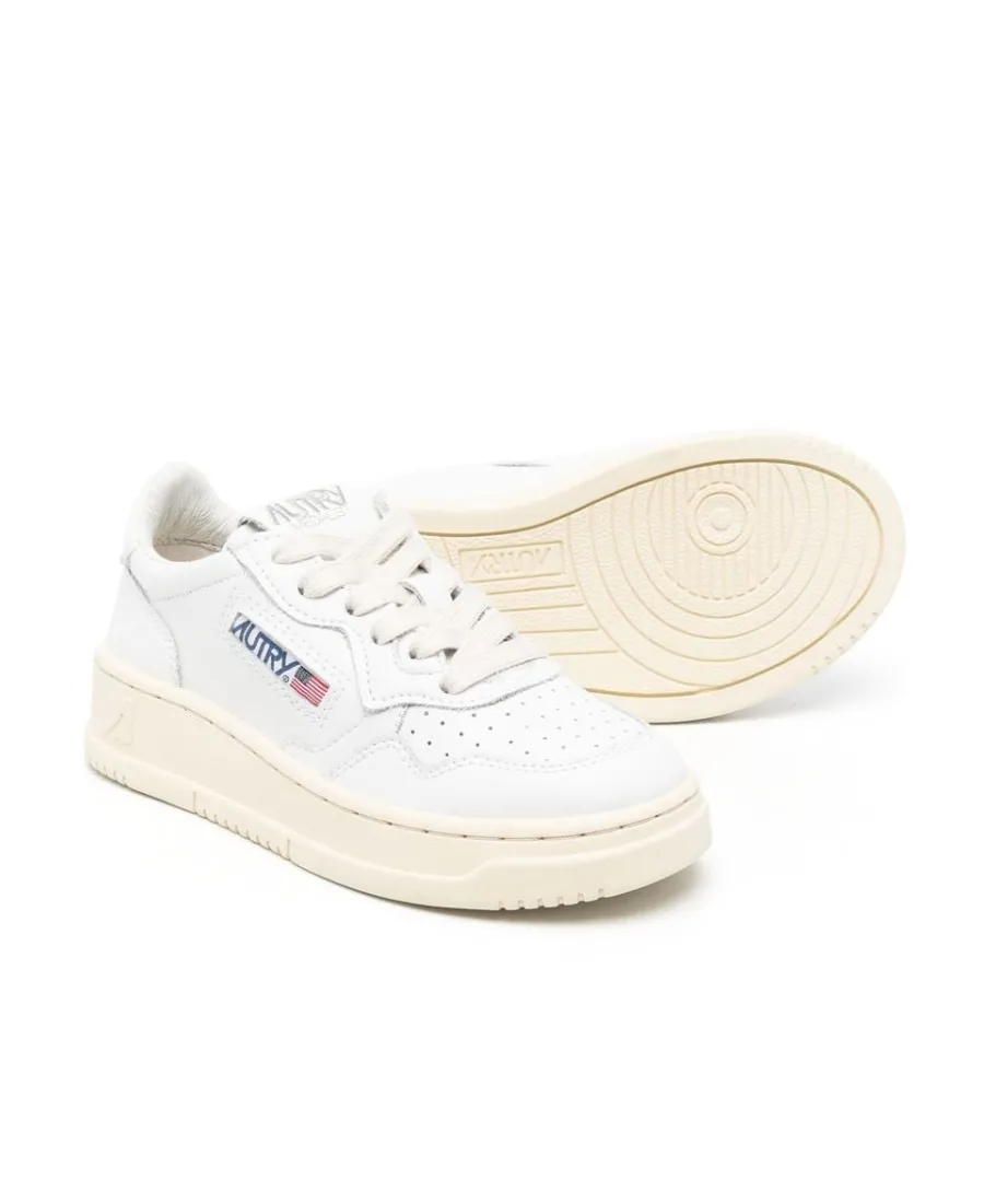Round Toe Lace-Up Sneakers