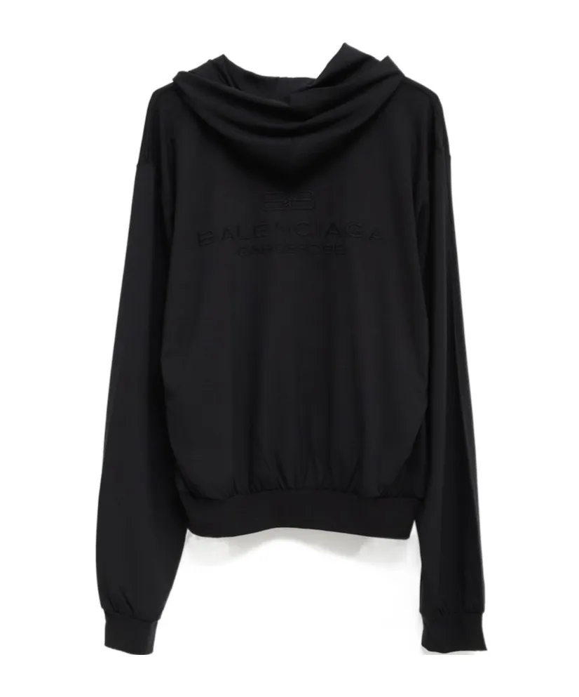 Logo-Embroidered Hoodie