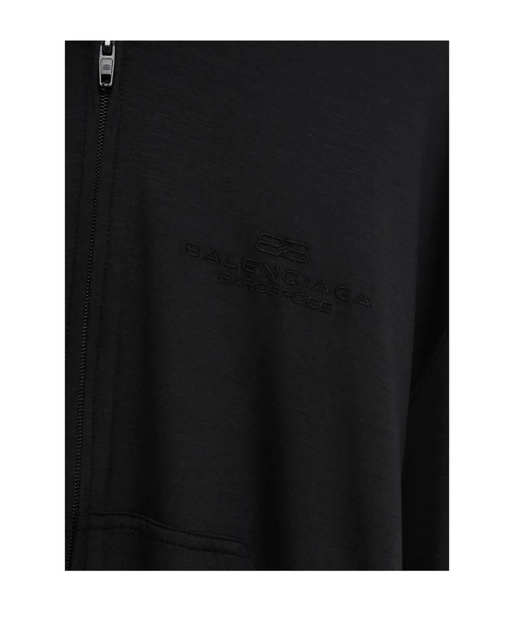 Logo-Embroidered Hoodie