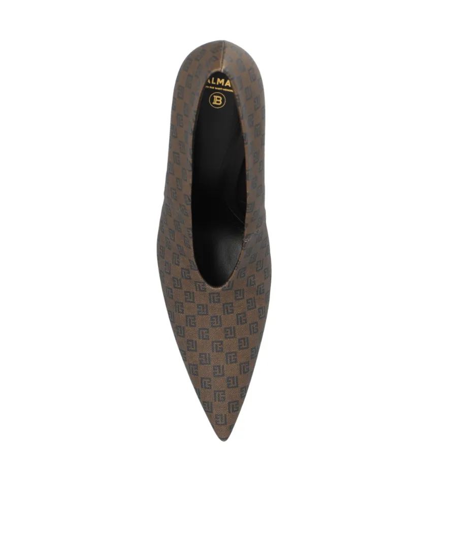 Monogrammed Stiletto Pumps