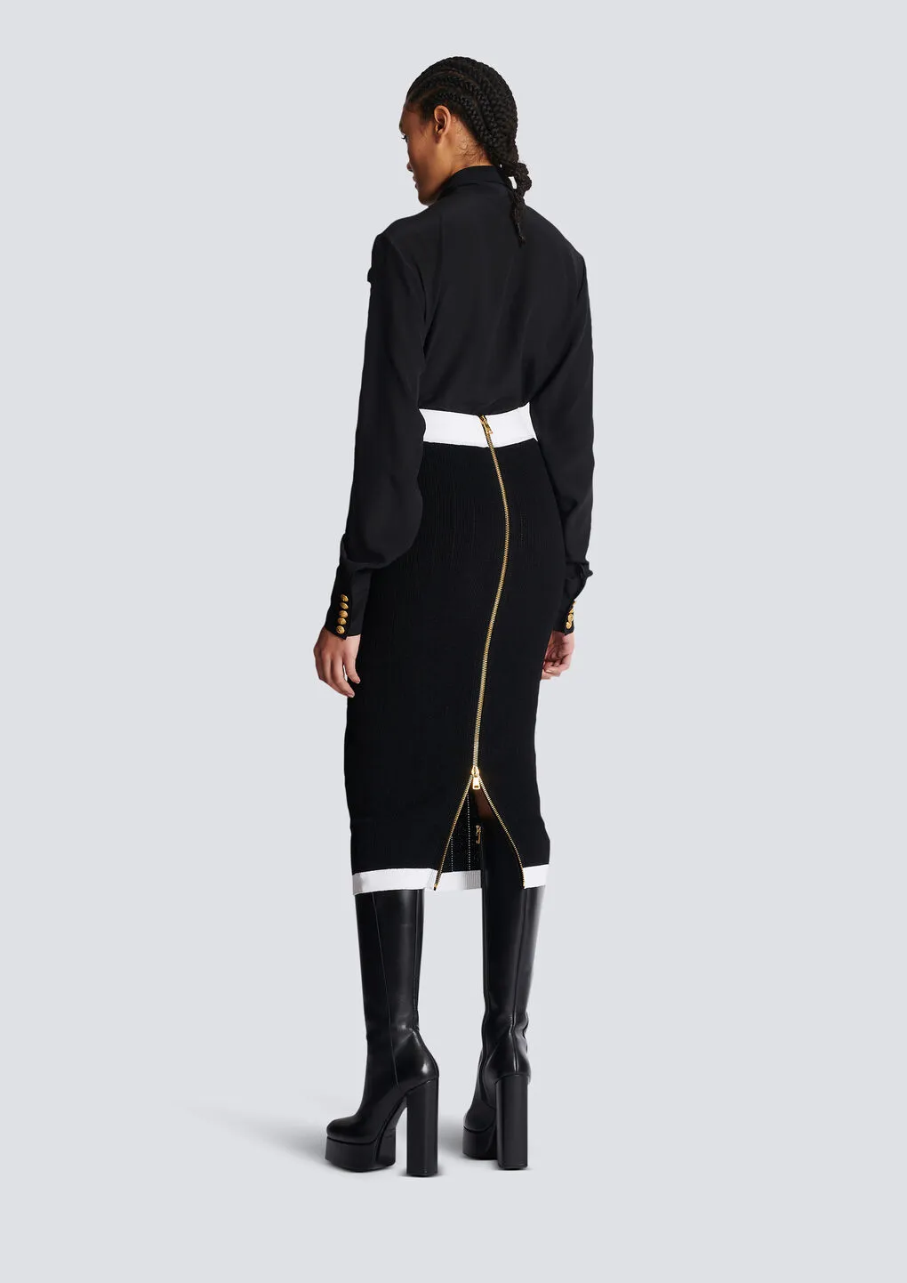 Midi Knit Skirt