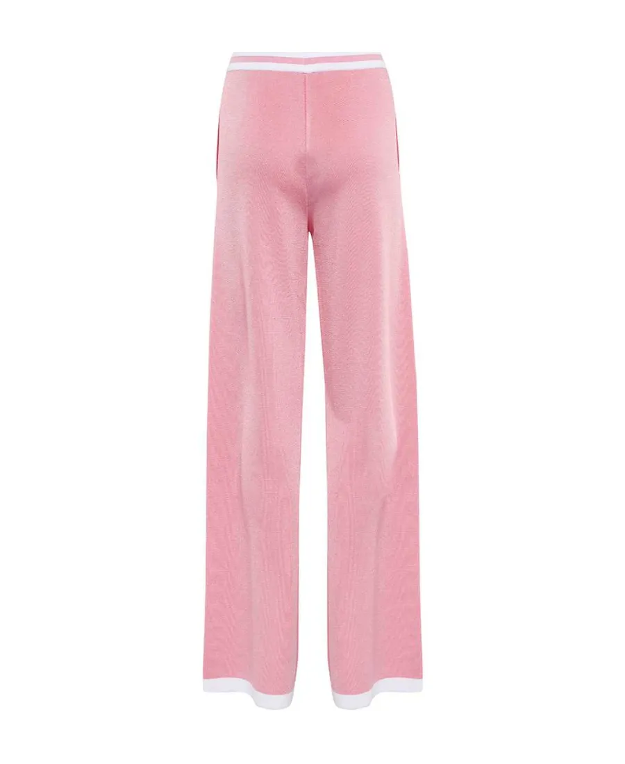 Wide Leg Knitted Trousers