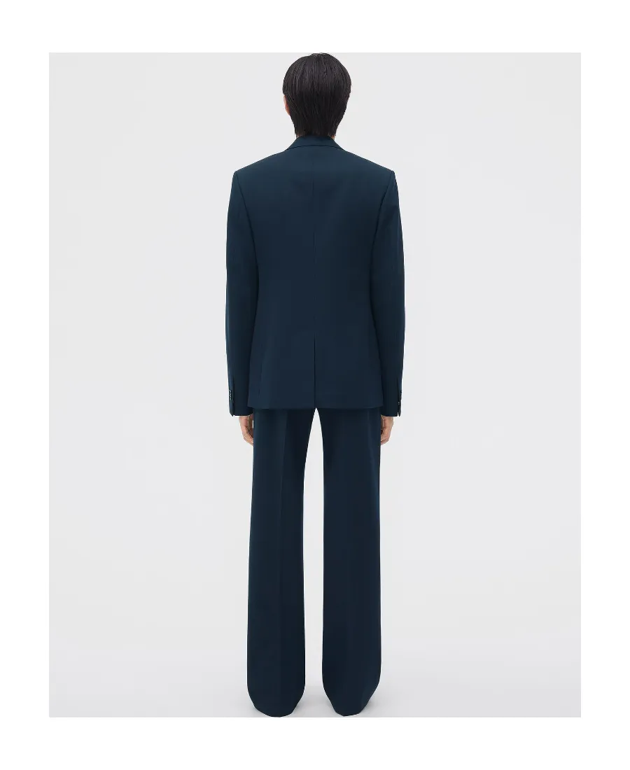 Logo Grain Suit Jacket