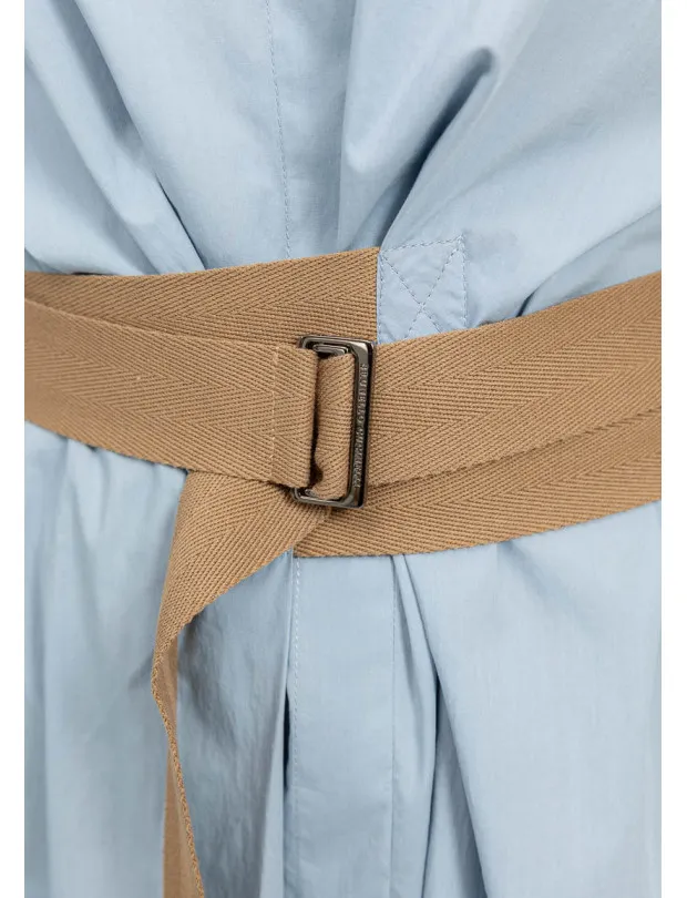 Lapel Short Sleeve Dress