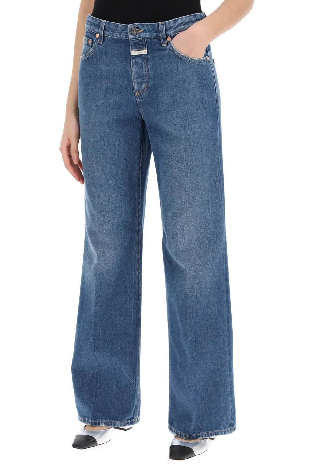 Gillan Low-Rise Flared Jeans
