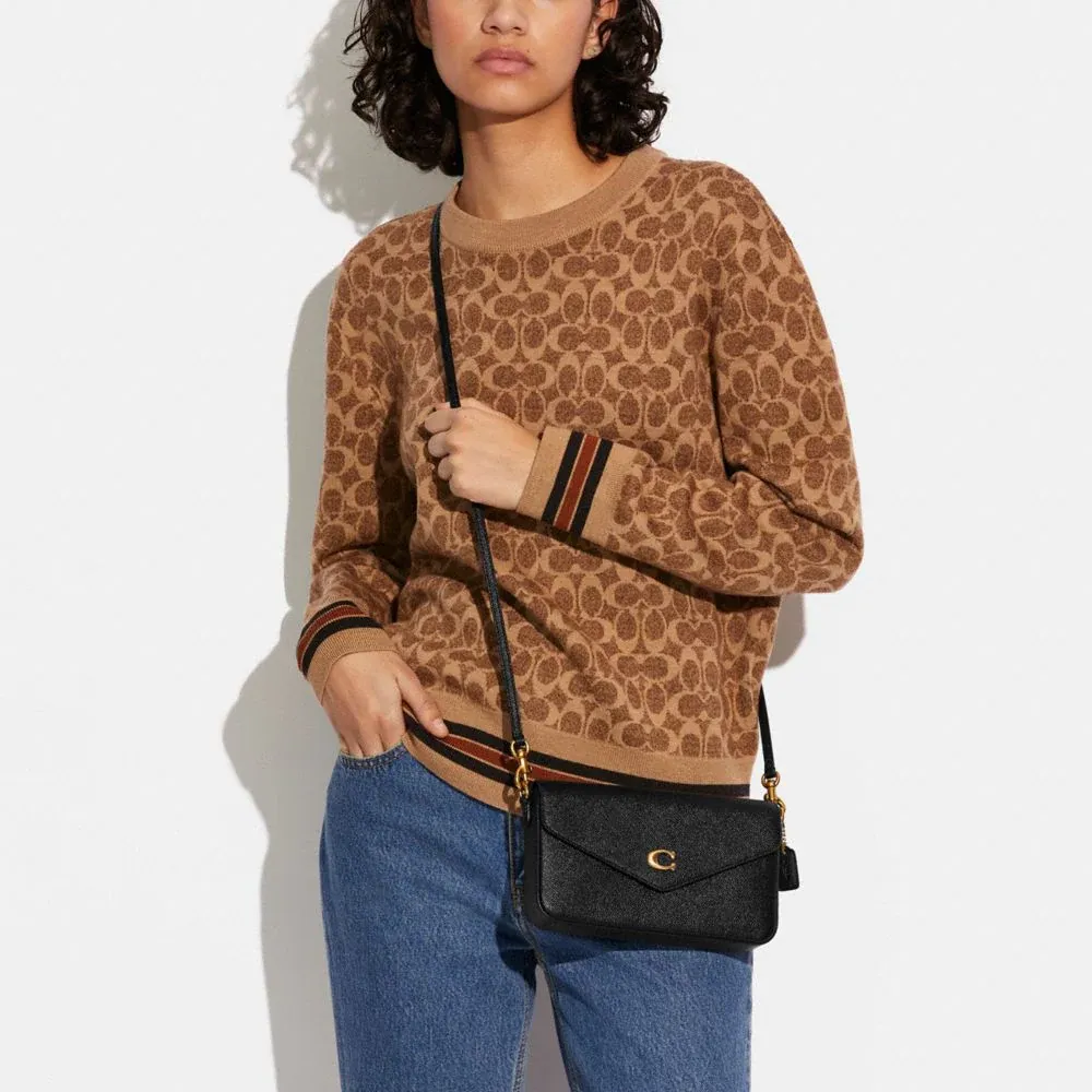 Wyn Logo Plaque Crossbody Bag