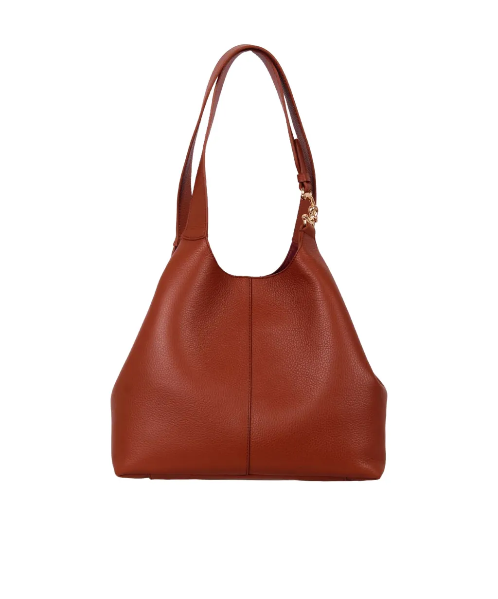 C-Easy Logo Plaque Shoulder Bag