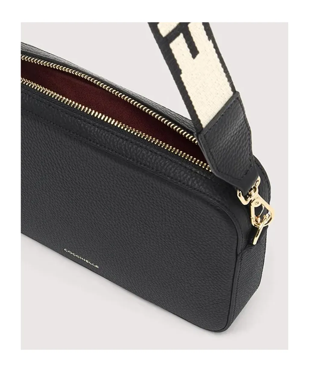 Tebe Textured Zip-Top Crossbody Bag