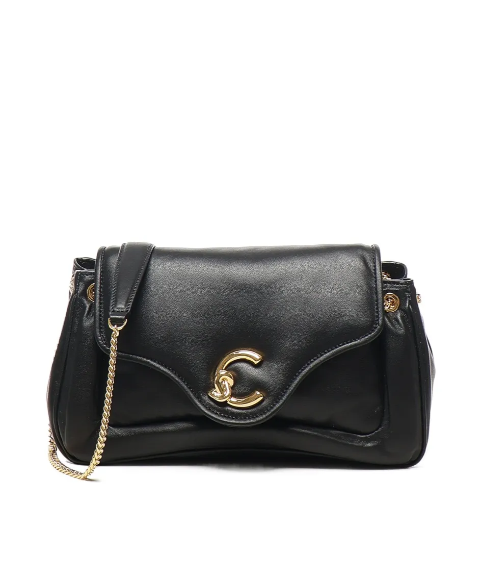 C-Me Fluffy Chain Linked Shoulder Bag