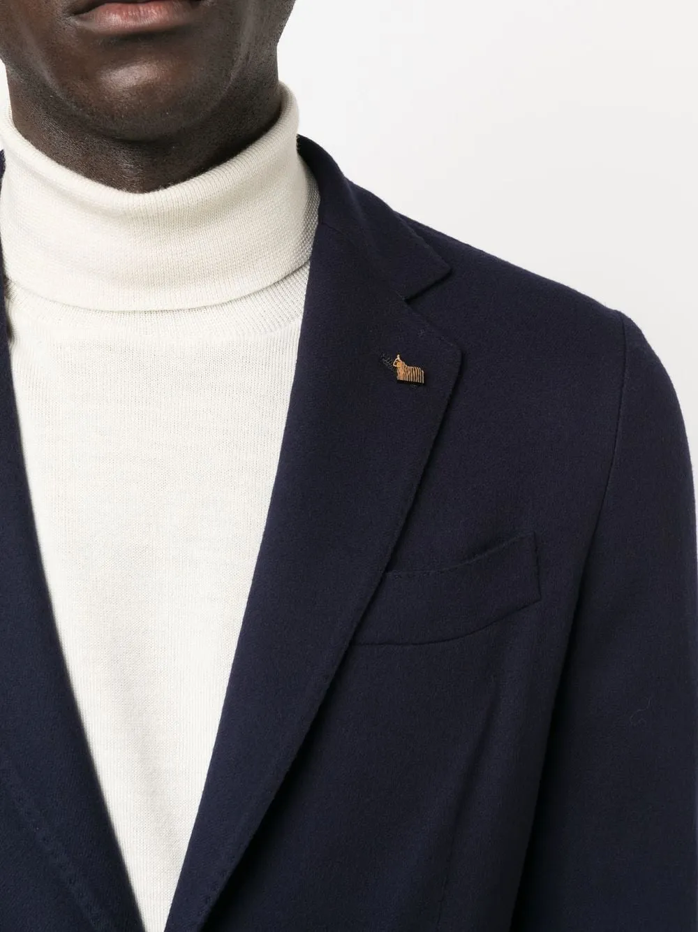 Single-Breasted Wool Blazer
