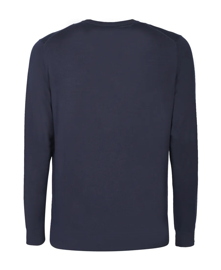 Long-Sleeved Knitted Pullover
