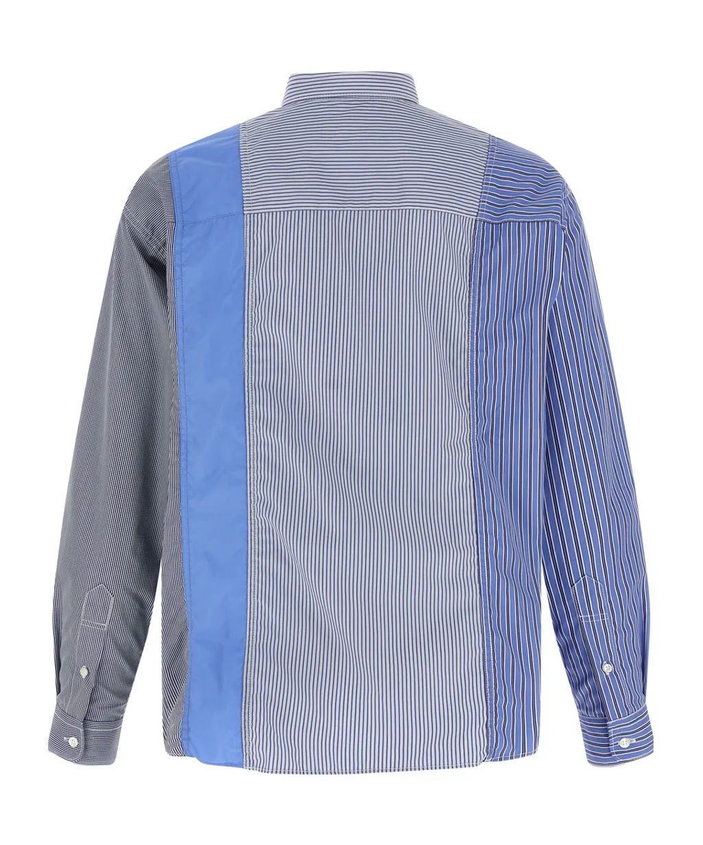 Patchwork Striped Shirt