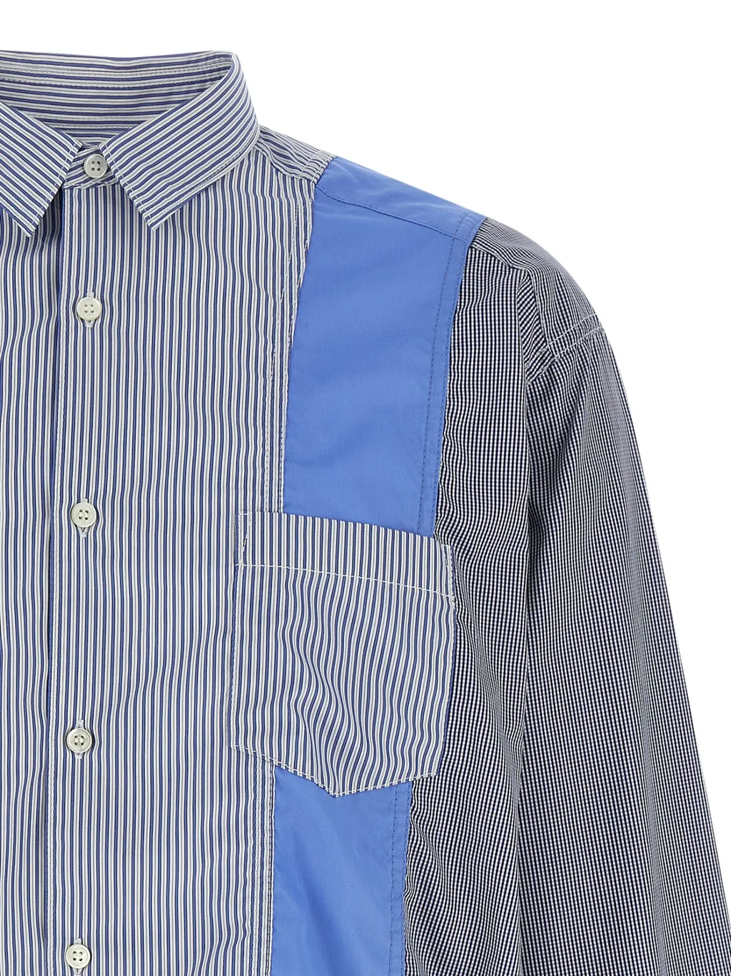 Patchwork Striped Shirt