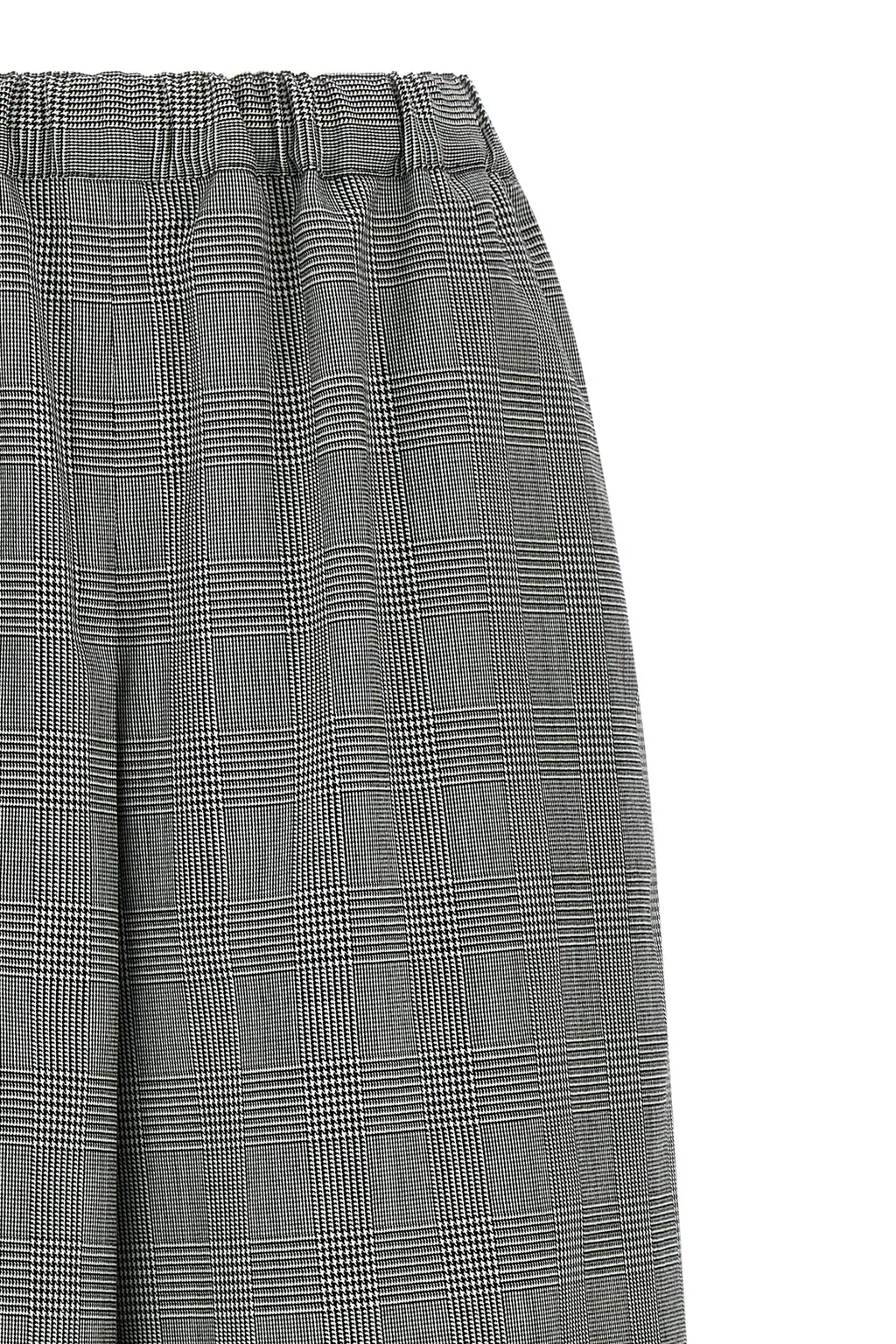 Houndstooth Wide-Leg Trousers