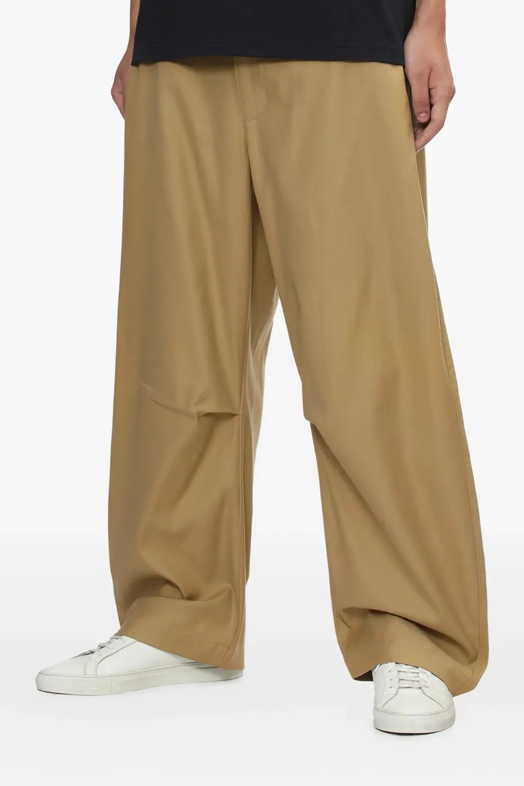Triple Layer Wide-Leg Trousers