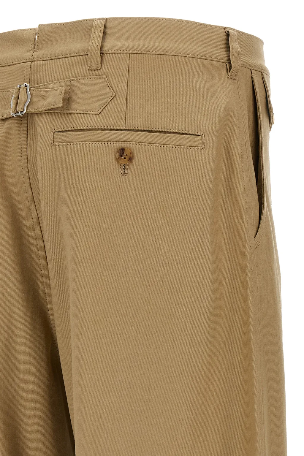 Triple Layer Wide-Leg Trousers