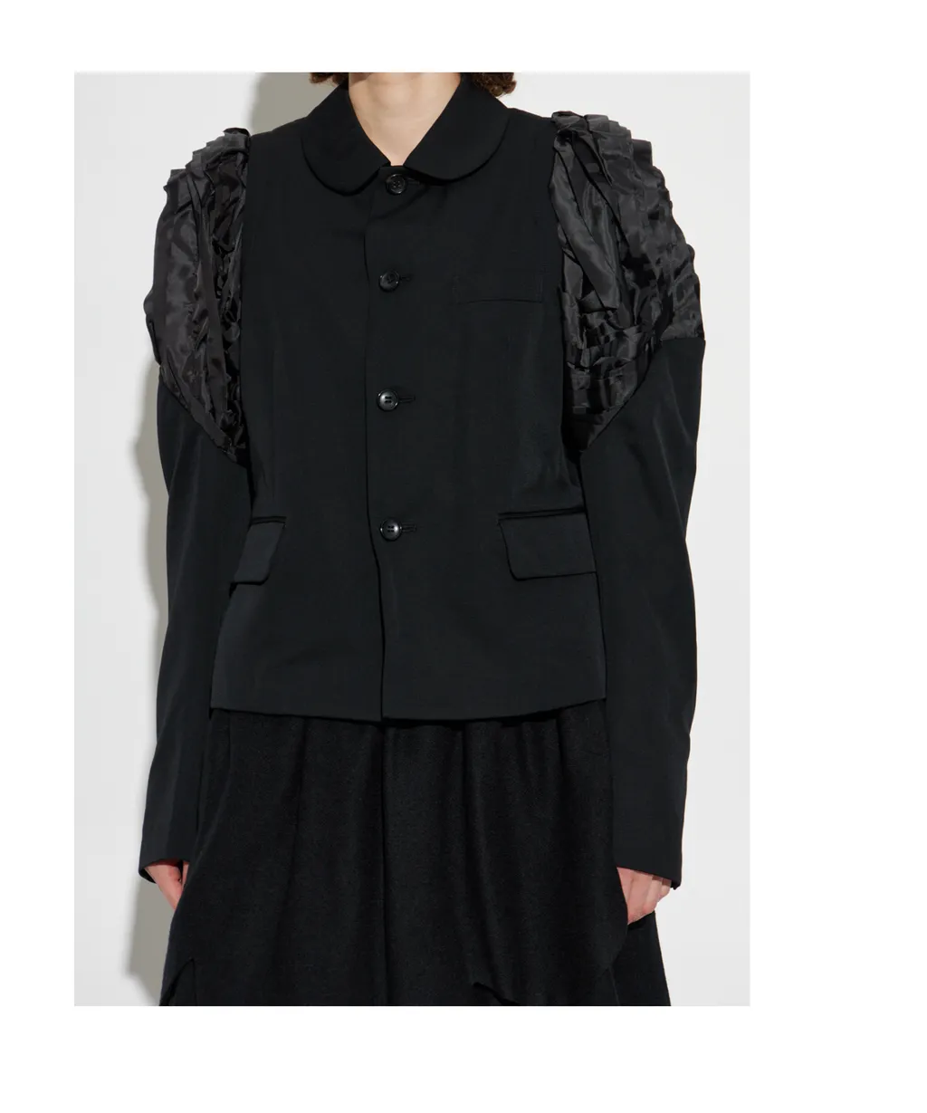 Long-Sleeved Suit Jacket