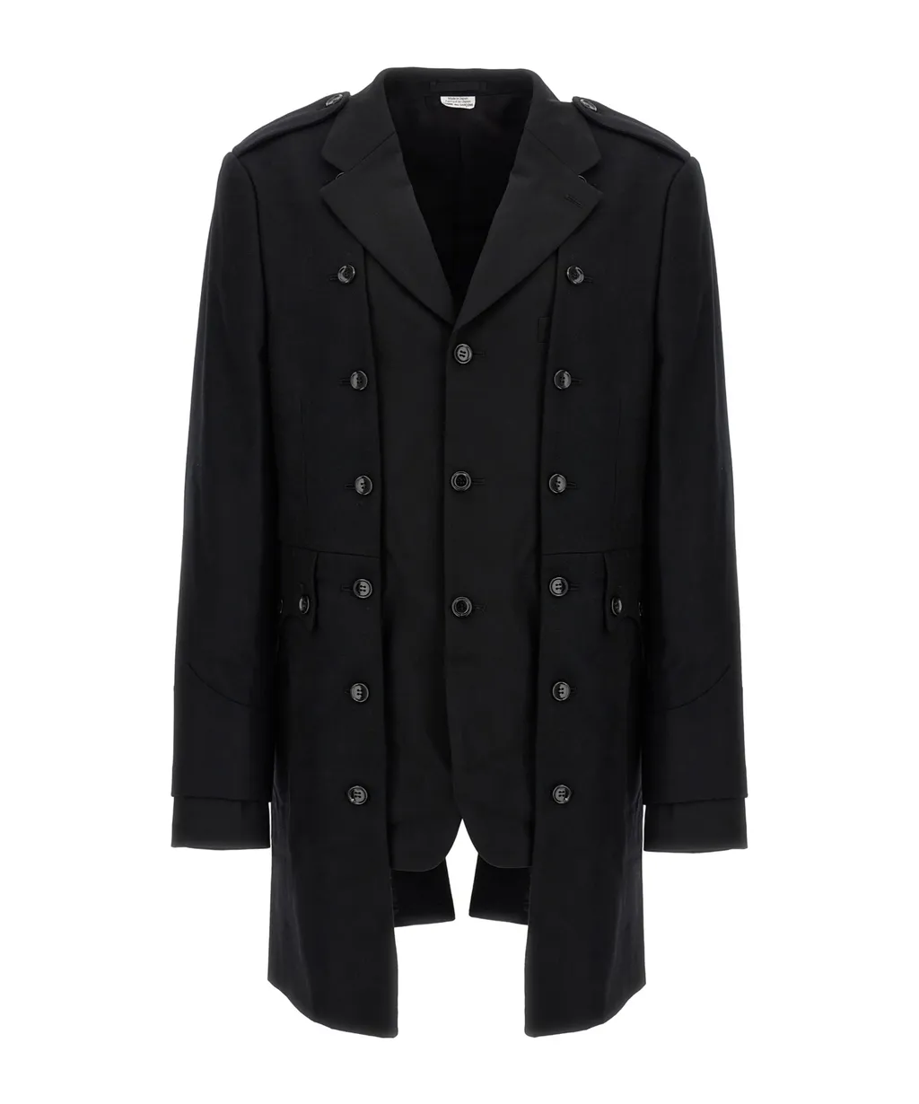 Homme Plus Double Layer Gabardine Jacket