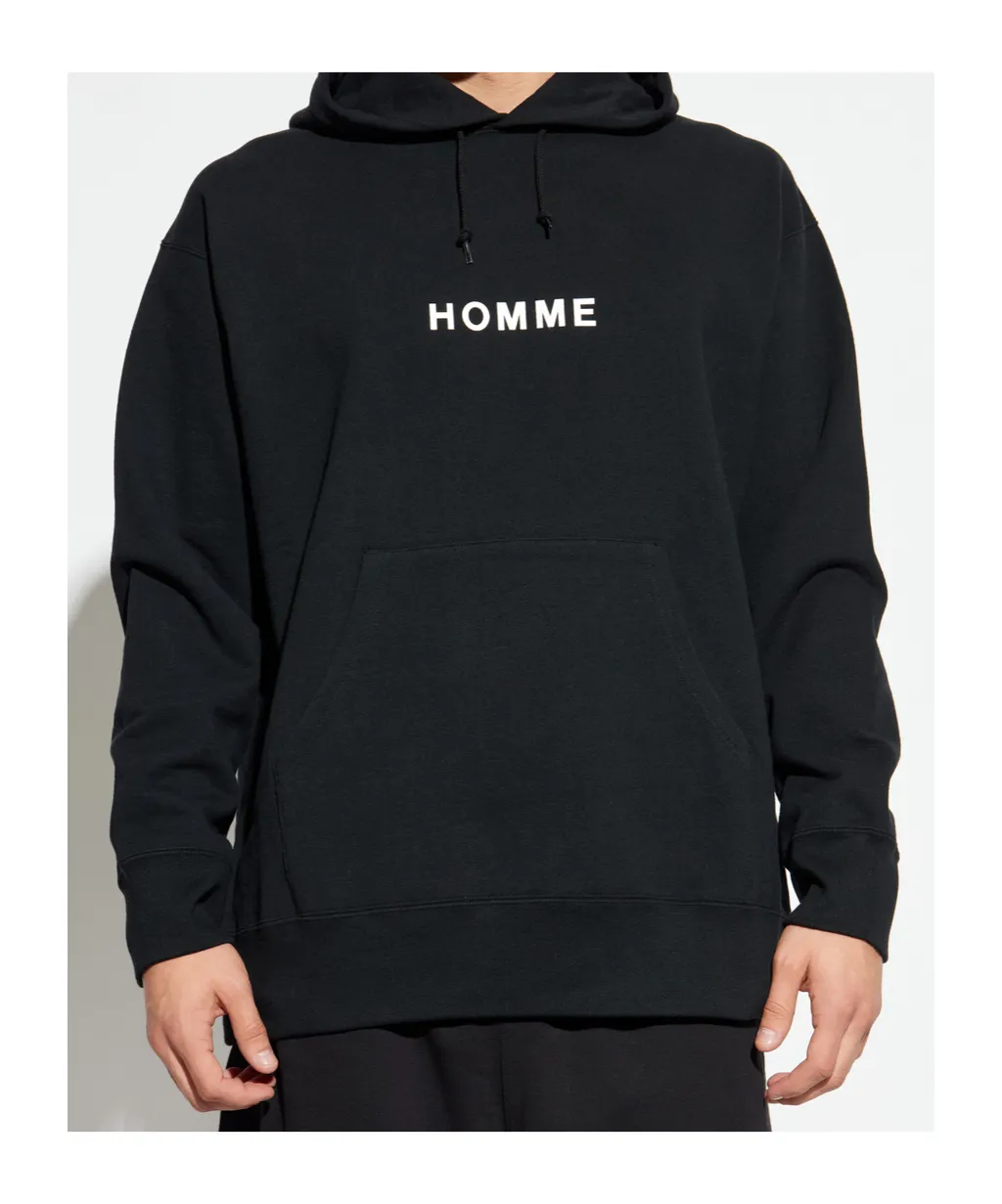 Logo-Print Drawstring Hoodie