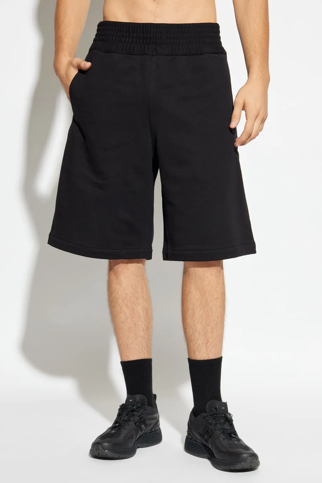 Elastic-Waistband Pocket Shorts
