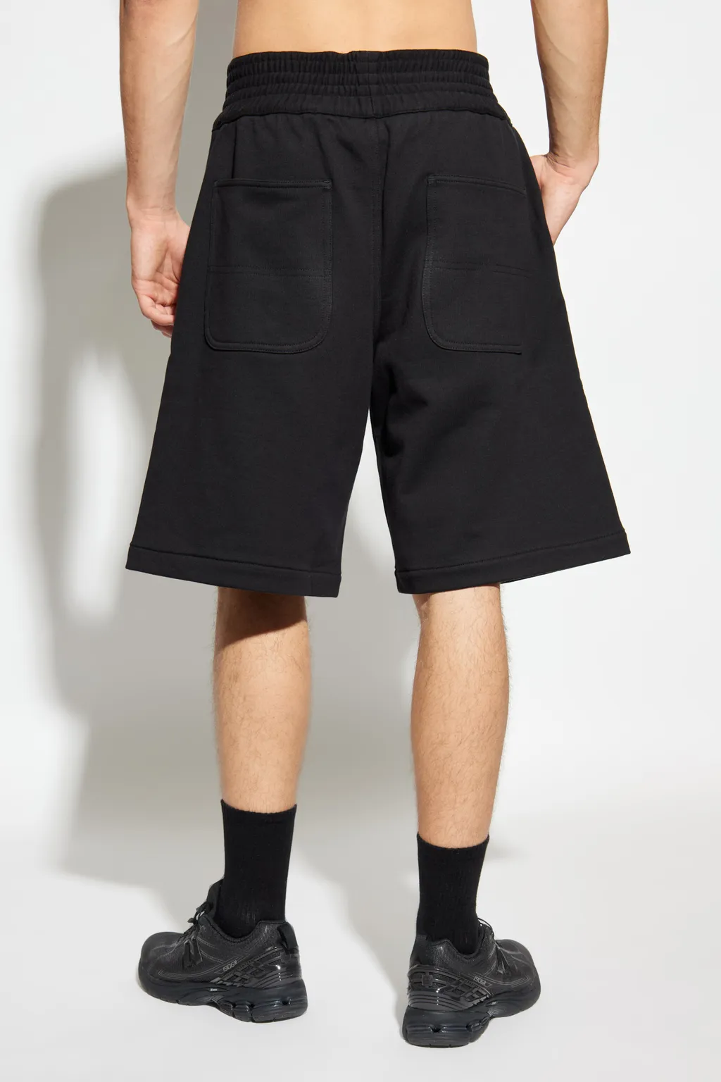Elastic-Waistband Pocket Shorts