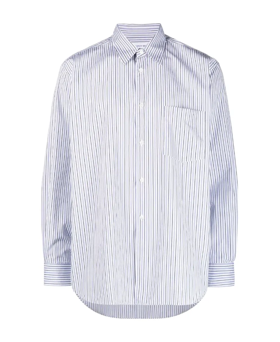 Striped Poplin Shirt