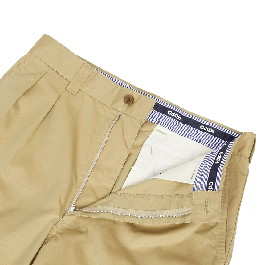 Pleated Straight-Leg Trousers