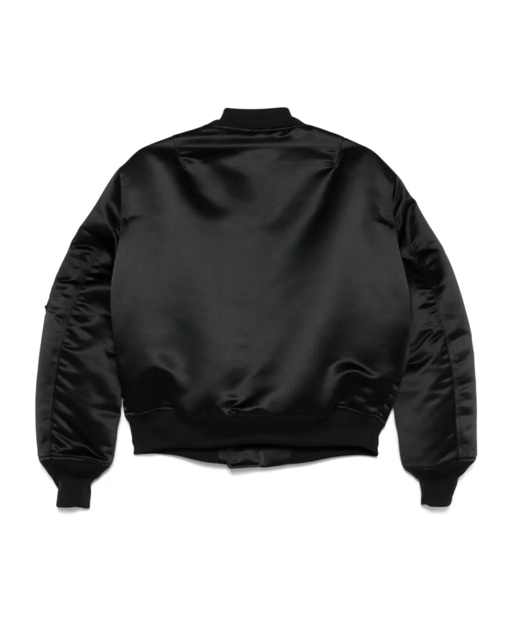 Satin Bomber Jacket