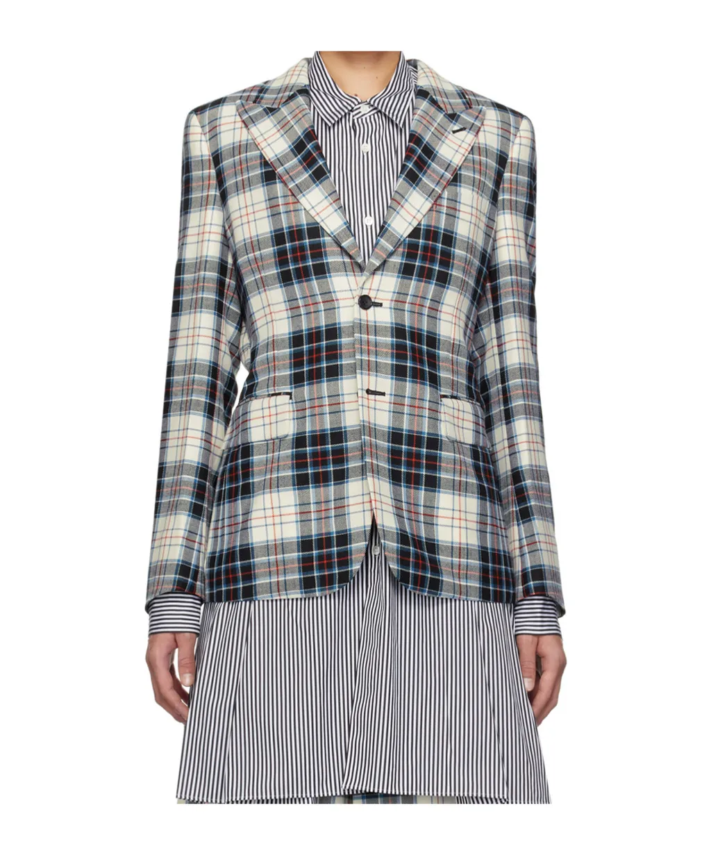 Long-Sleeved Suit Jacket