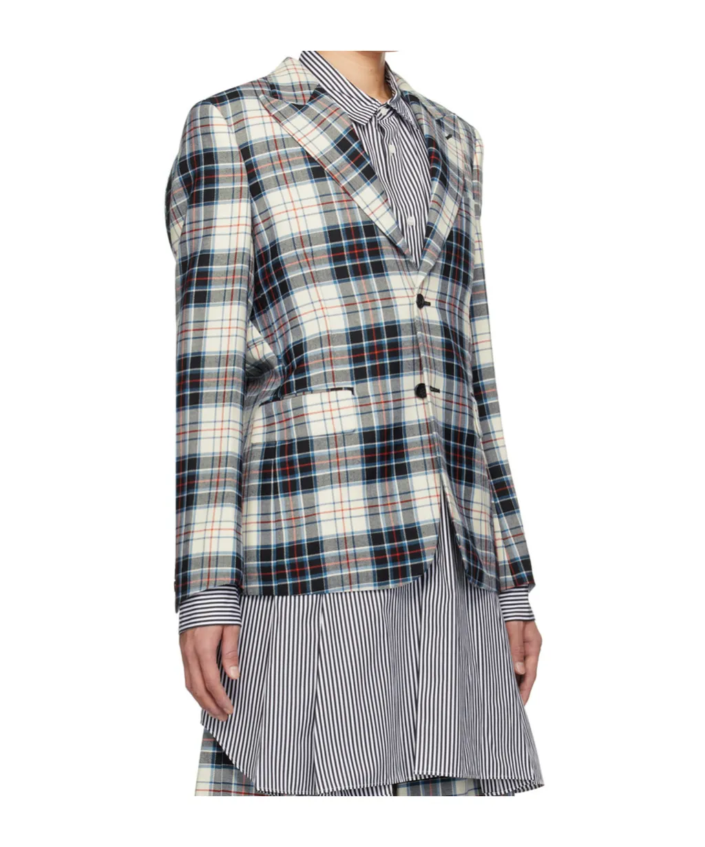 Long-Sleeved Suit Jacket