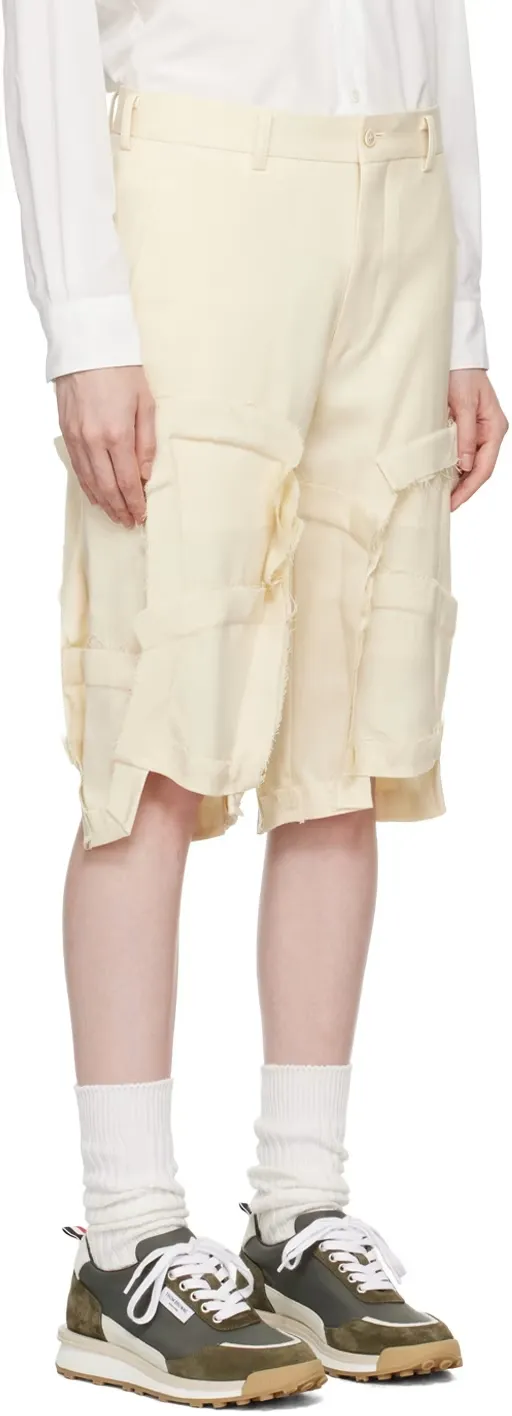 Raw-Edge Tailored Shorts