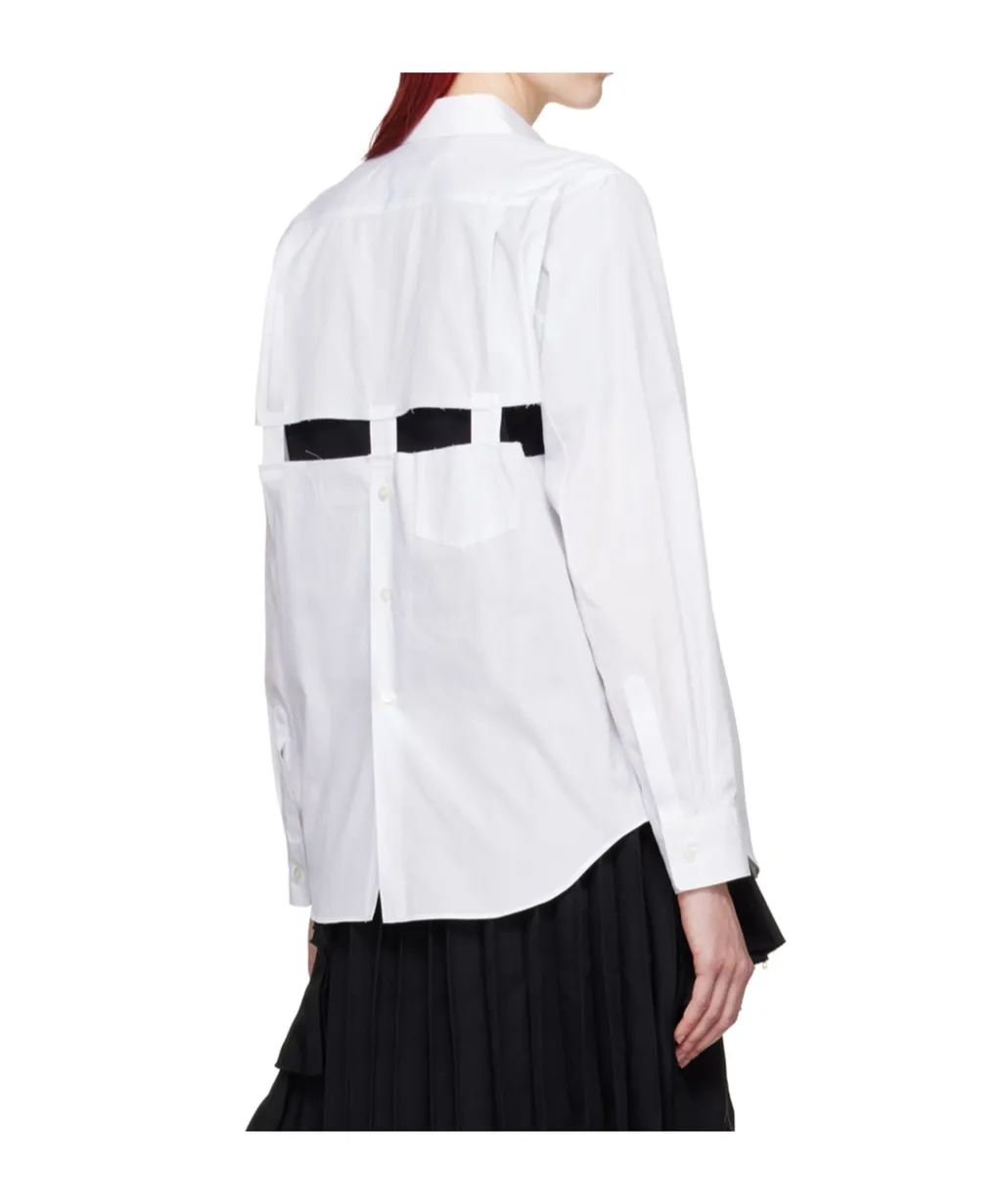 Cut-Out Long-Sleeve Shirt