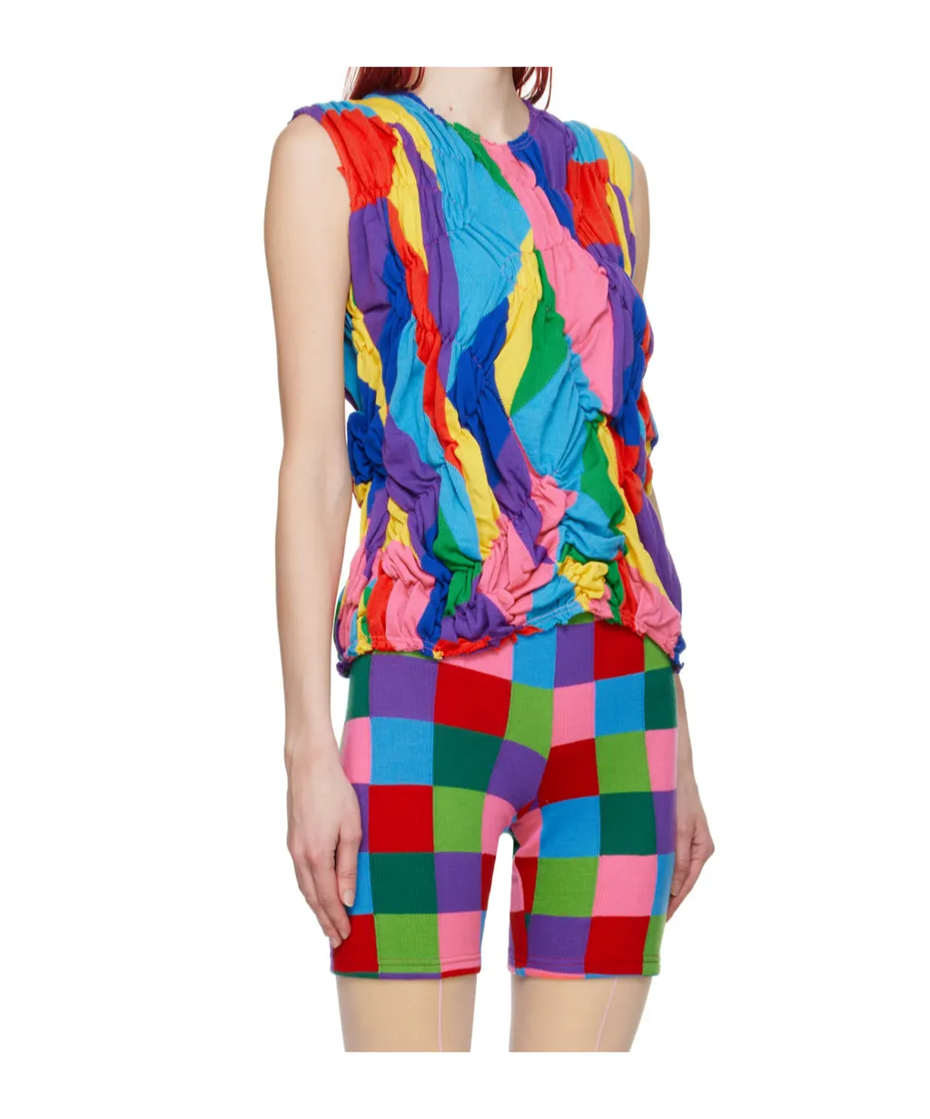 Pleated Vest