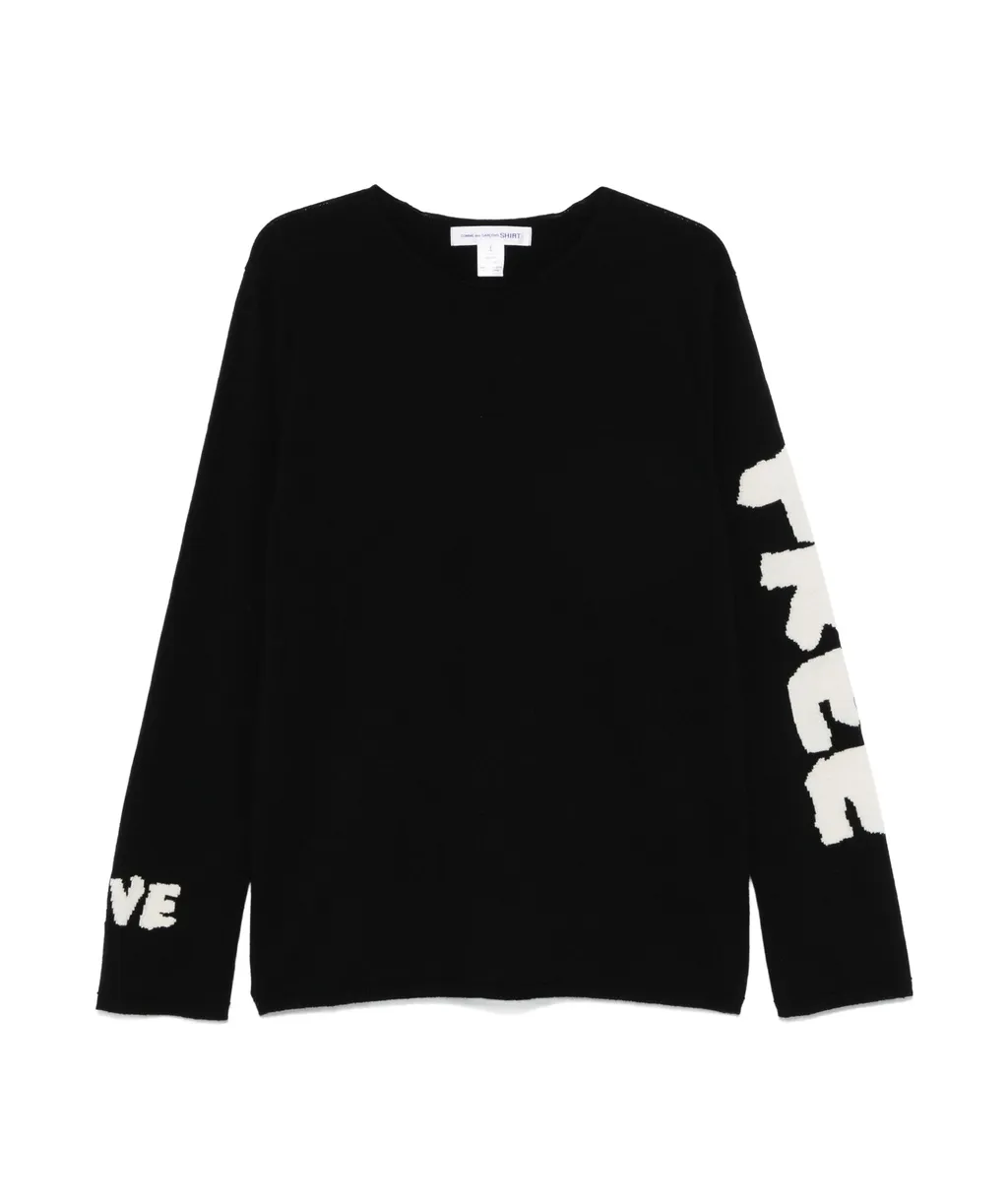 Free Love Intarsia Crewneck Jumper