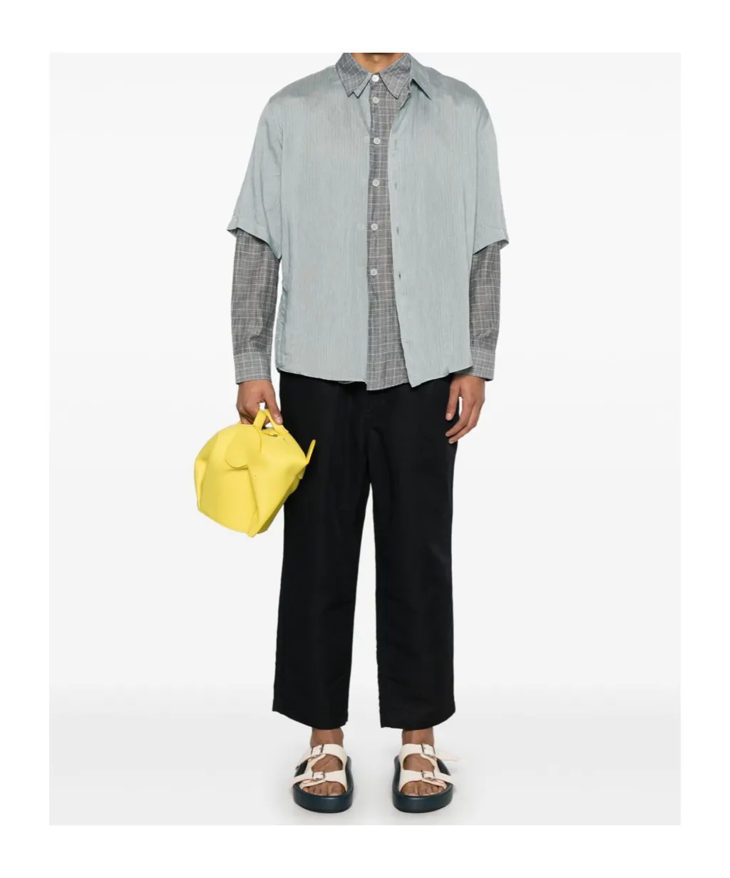 Tapered-Leg Trousers