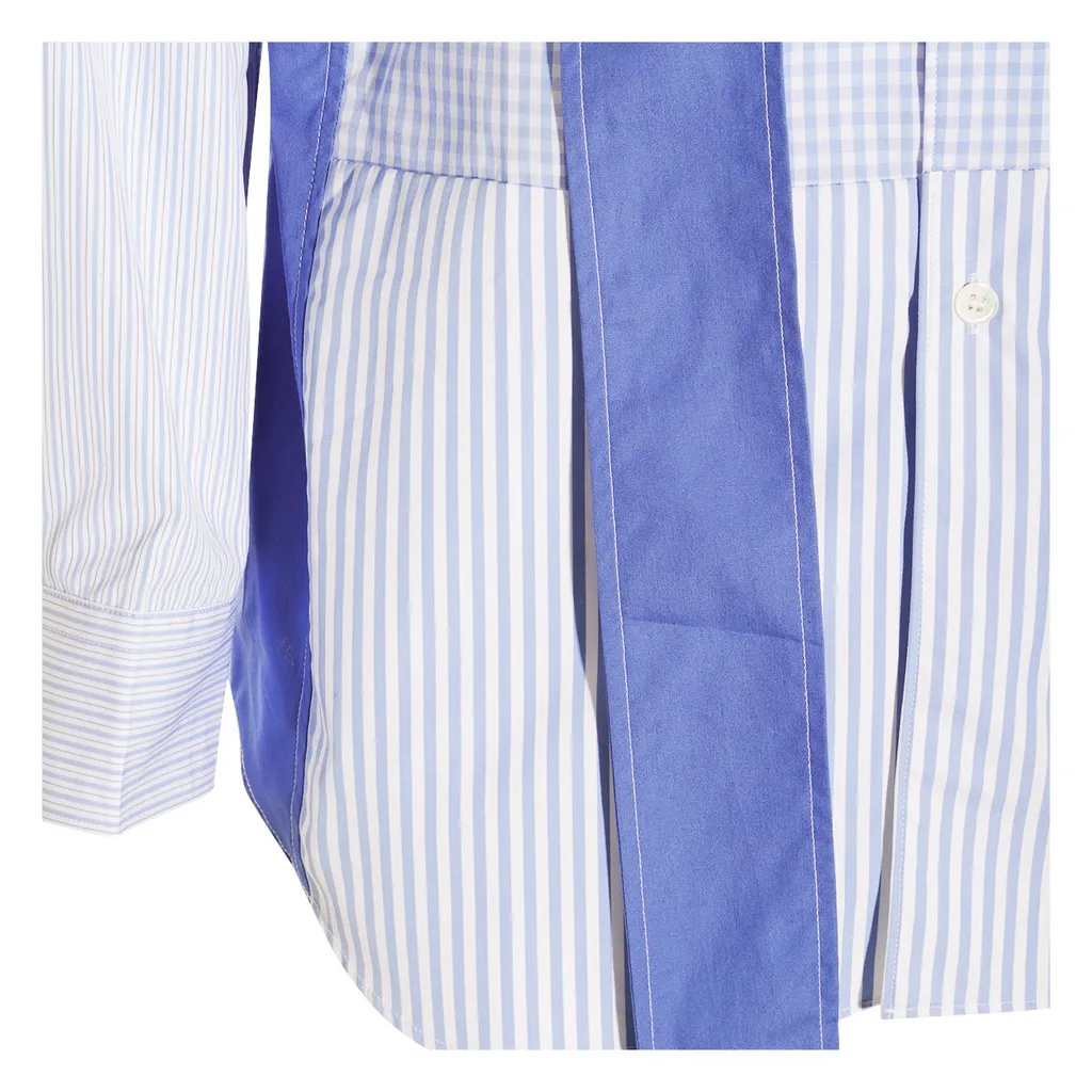 Long-Sleeved Checked Shirt