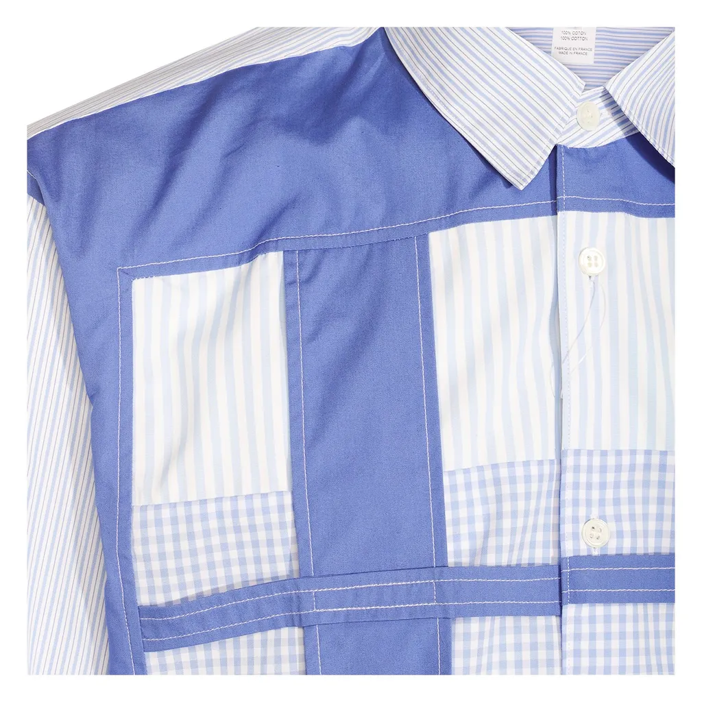 Long-Sleeved Checked Shirt