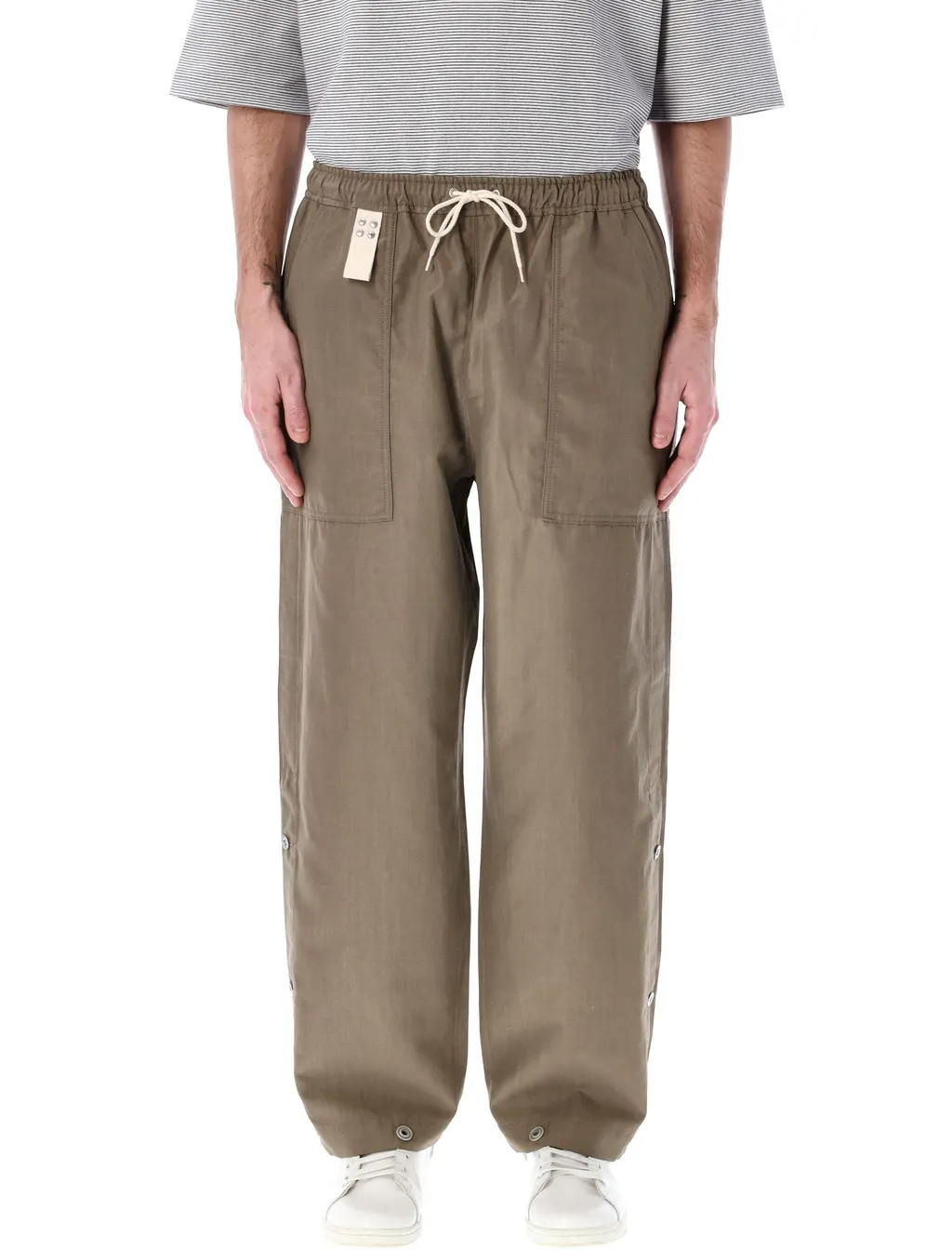 Drawstring Elasticated Waistband Trousers