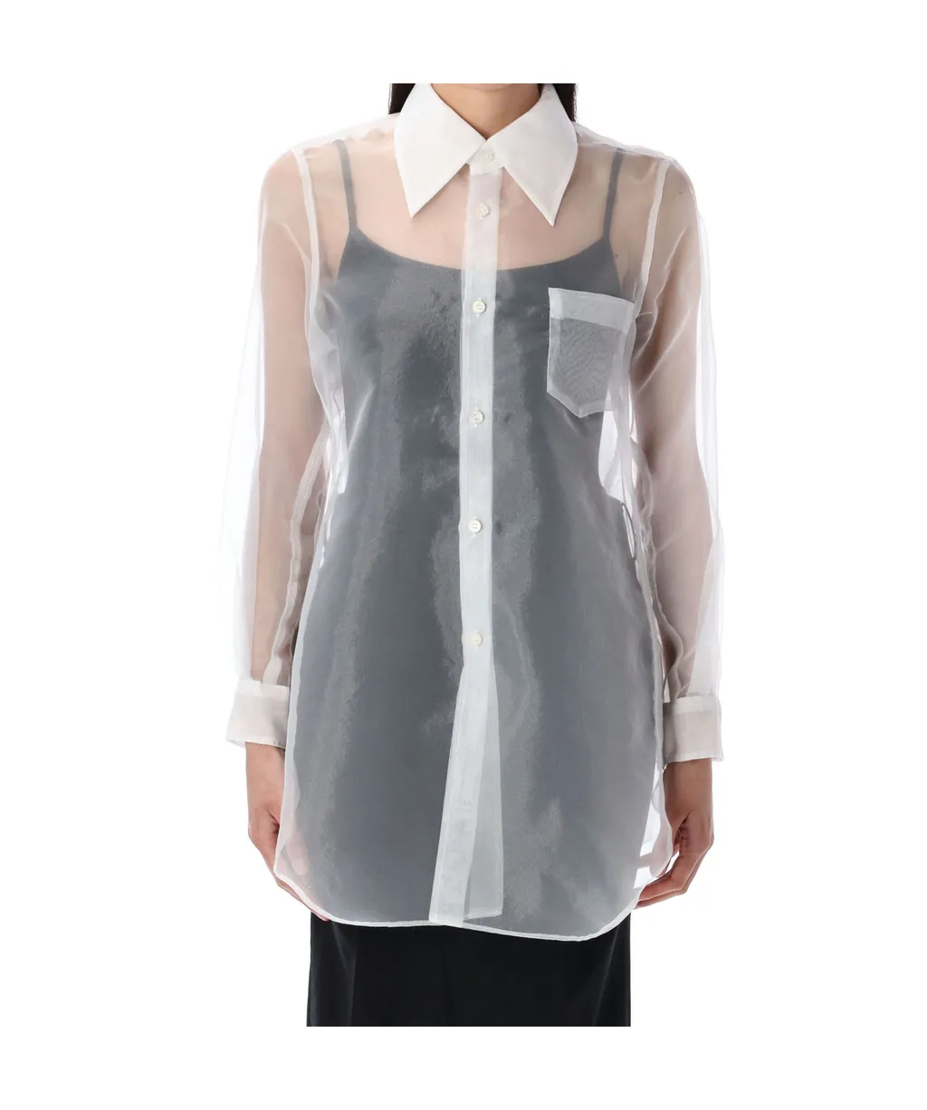 Sheer Long Sleeved Shirt