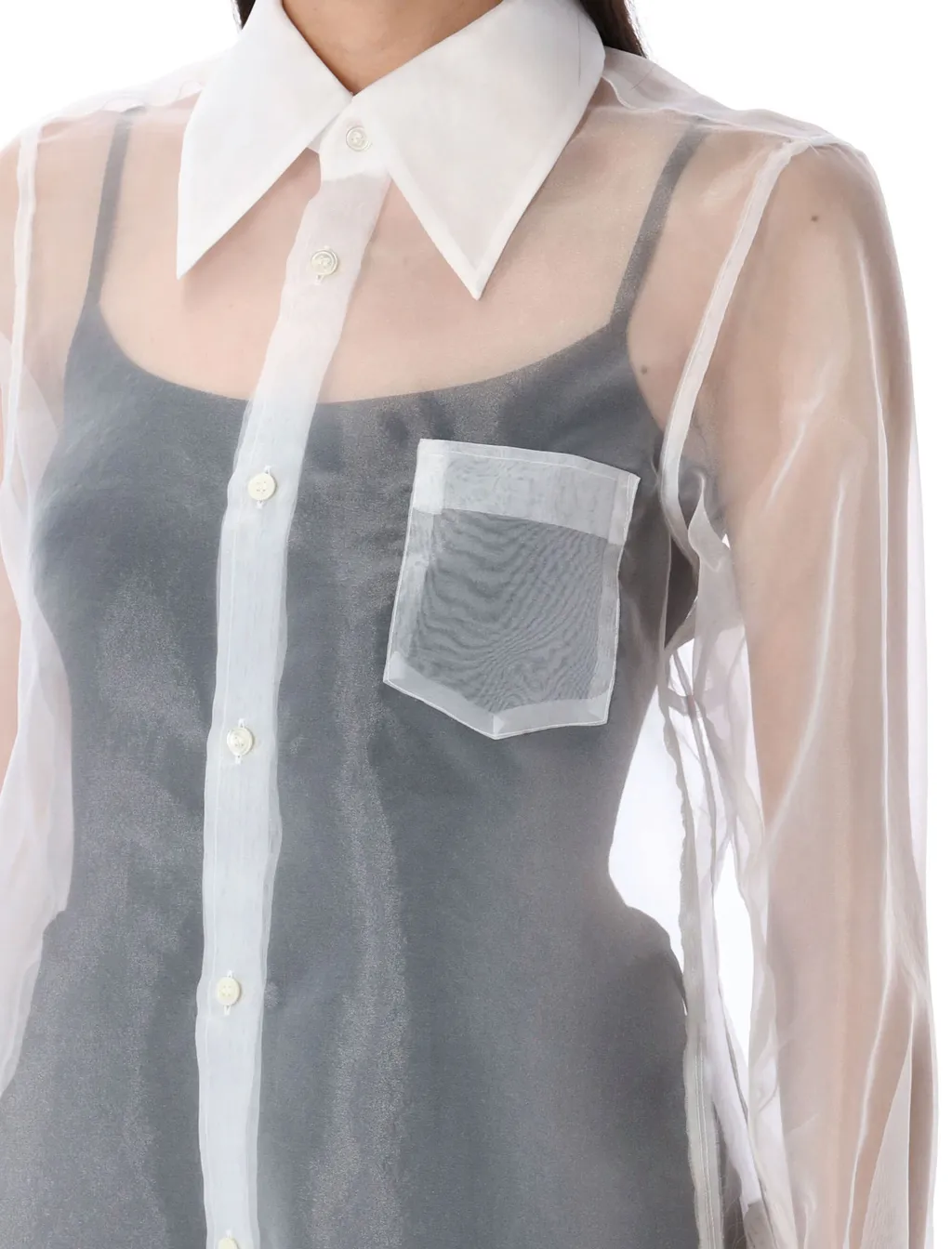 Sheer Long Sleeved Shirt