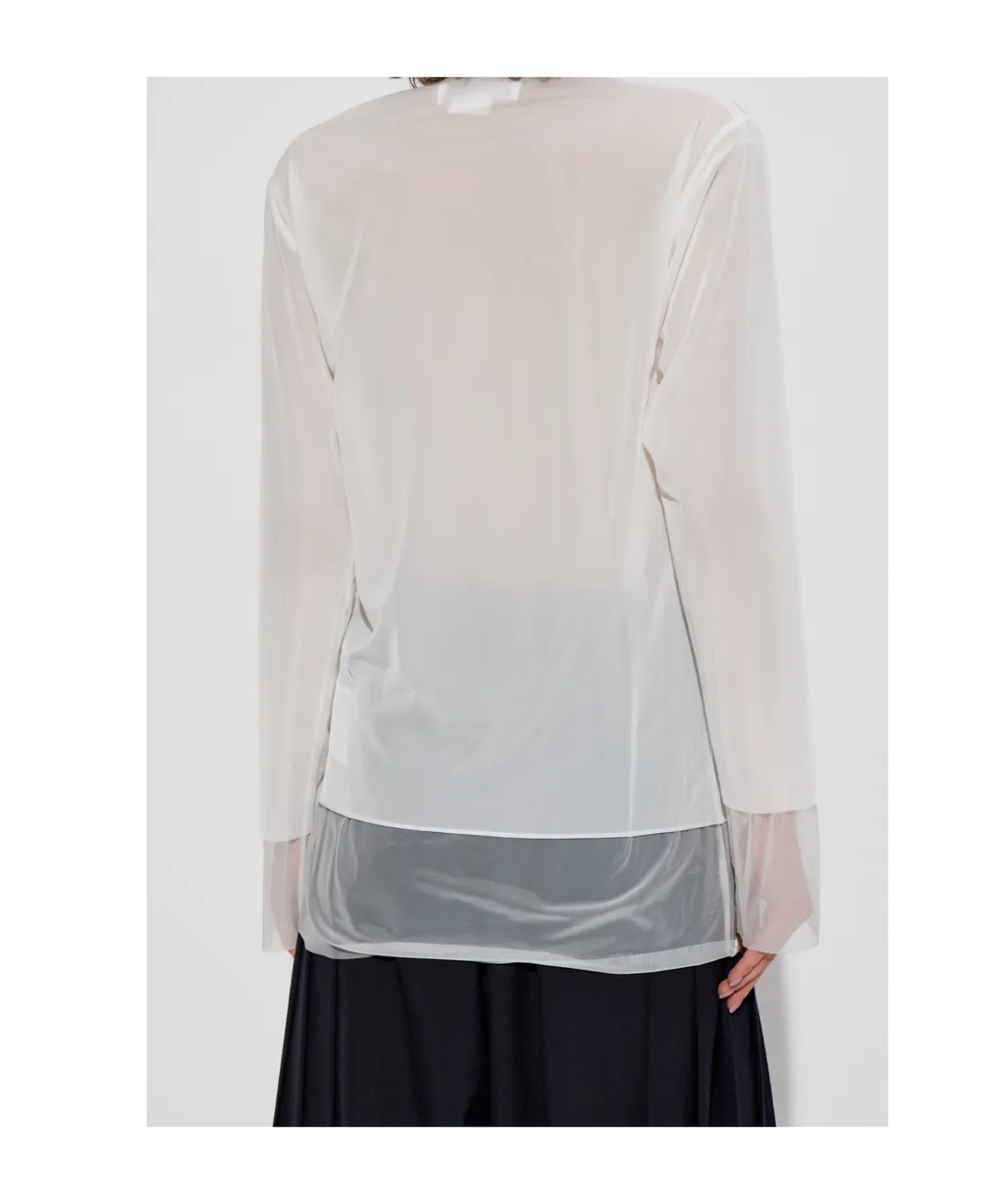 Semi-Sheer Blouse, 2