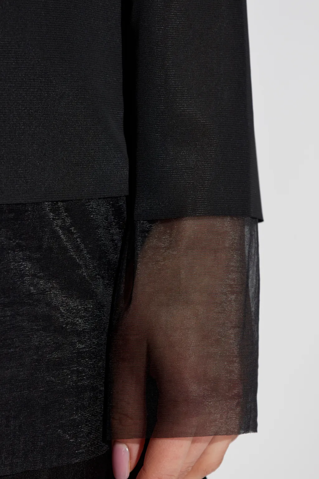 Semi-Sheer Blouse