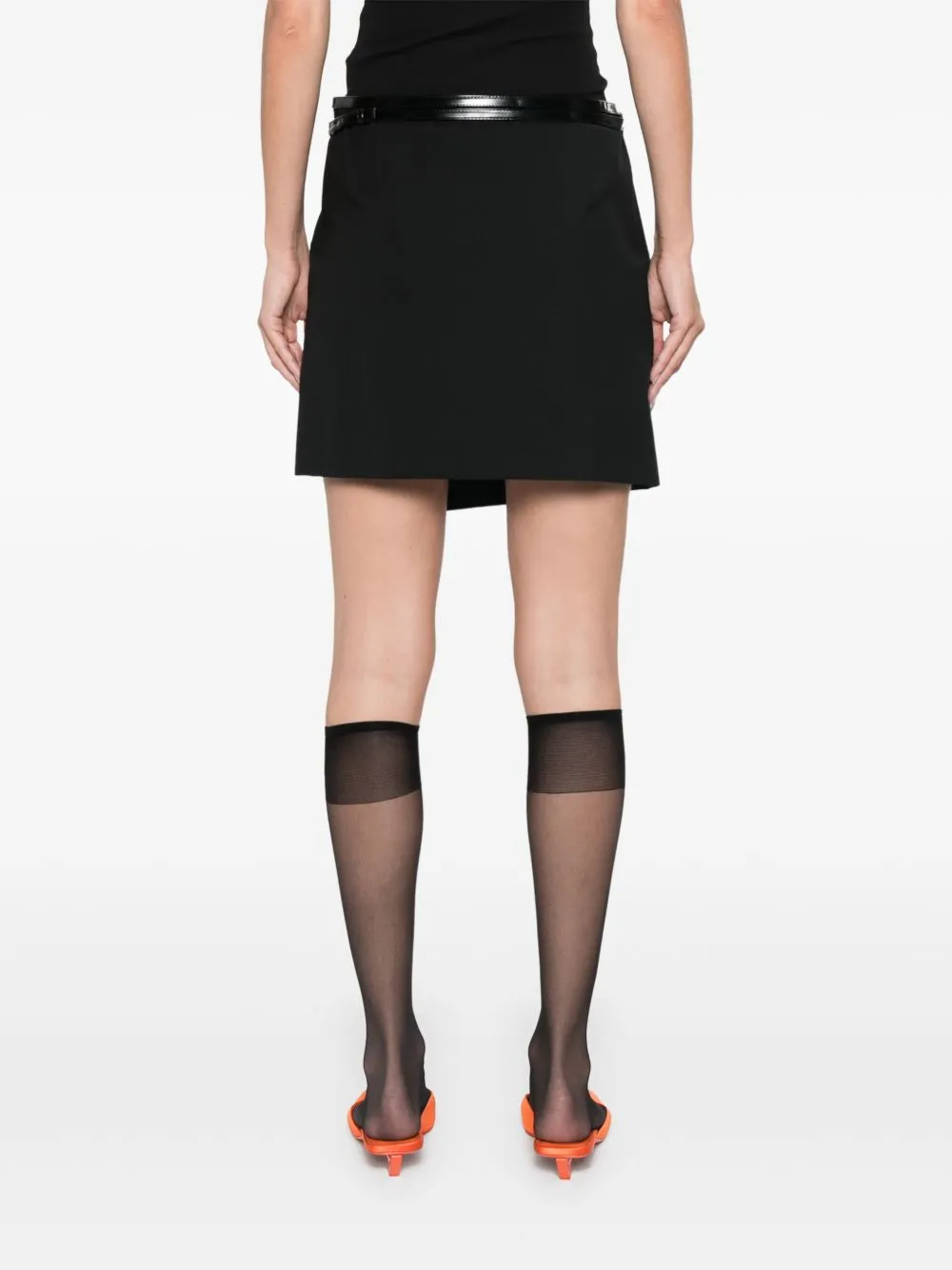 Belted Mini Skirt
