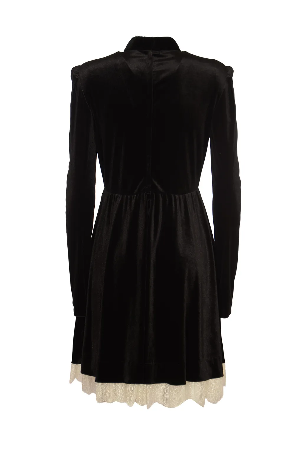Pleated Velvet Dress