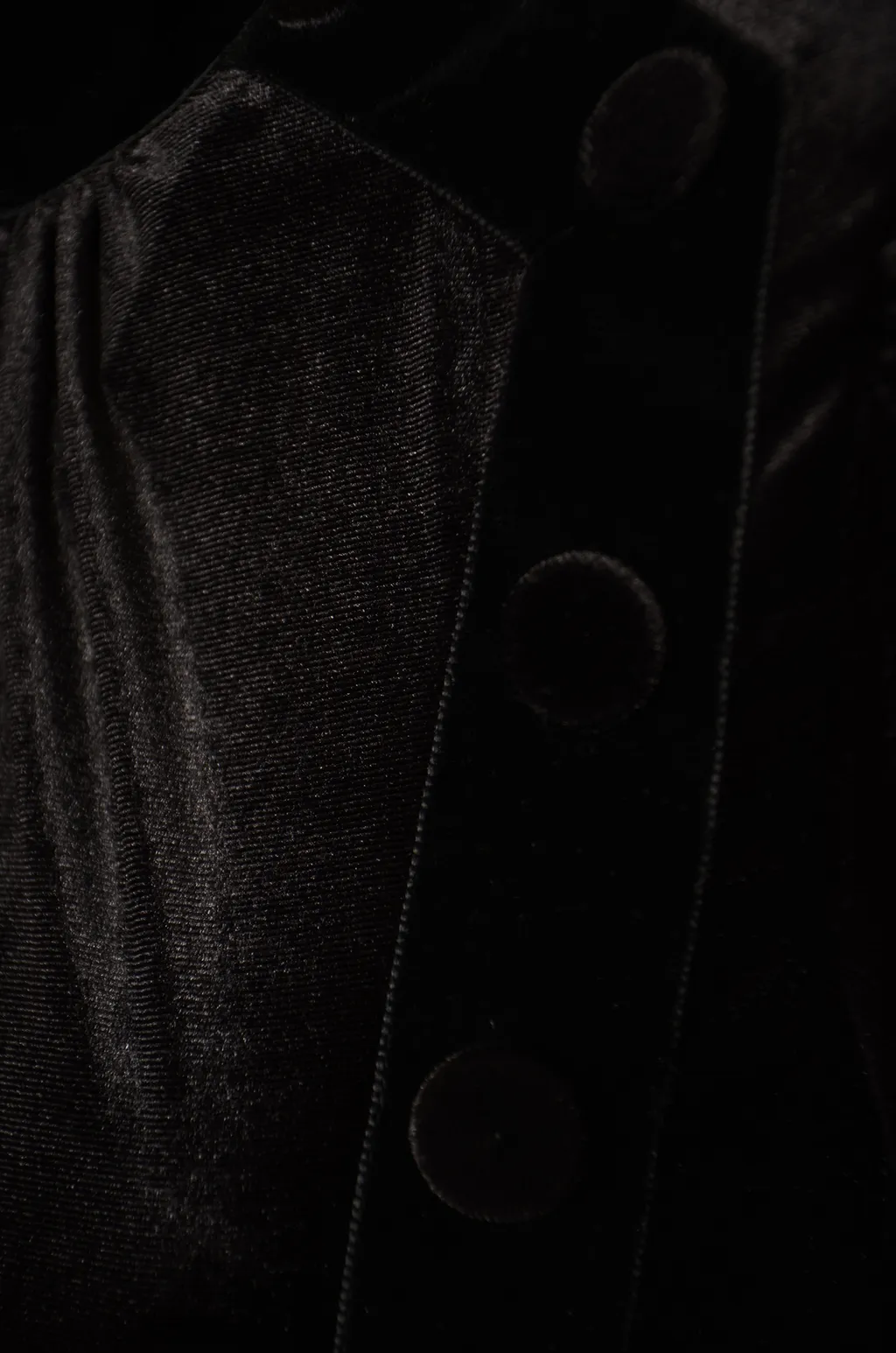 Pleated Velvet Dress