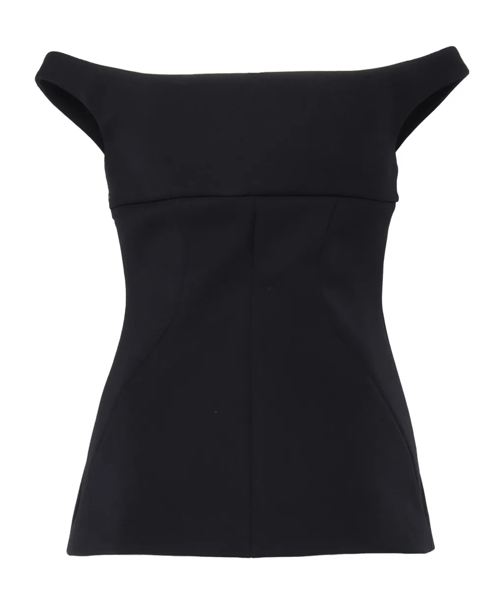 Sweetheart Neck Blouse