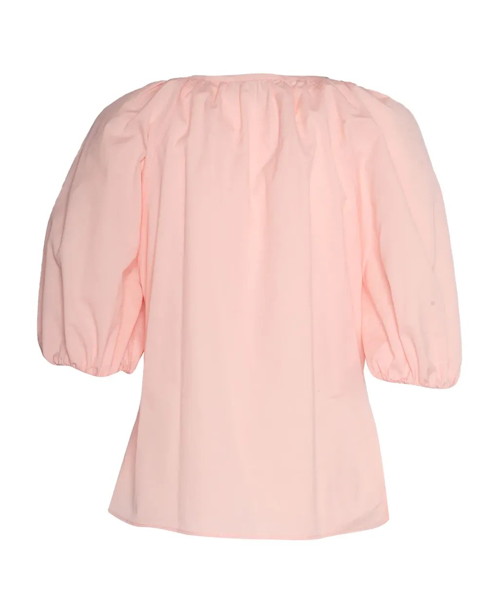 Buttoned Puffed Sleeve Shirt