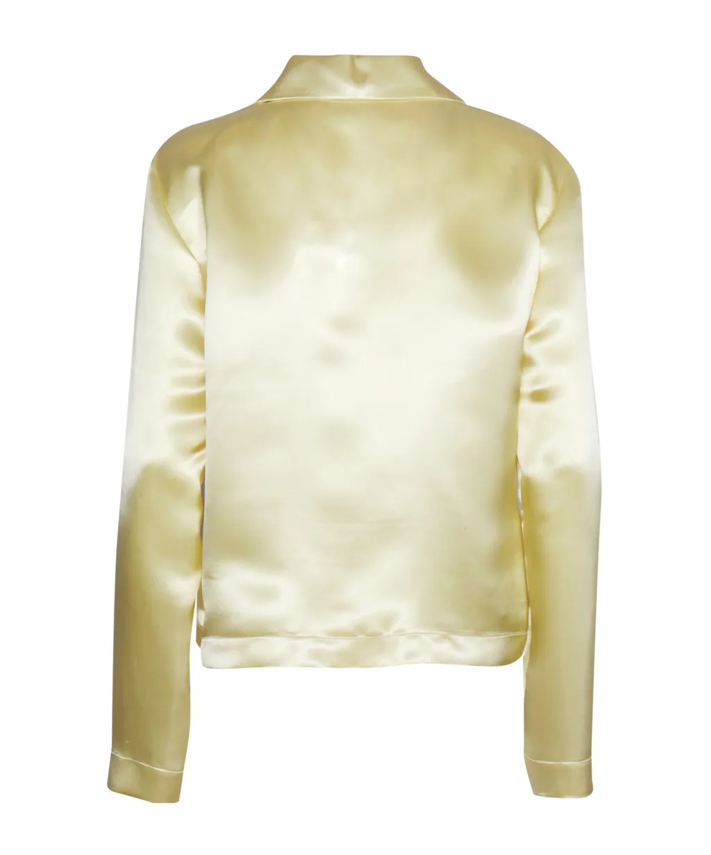 Satin Long-Sleeve Shirt