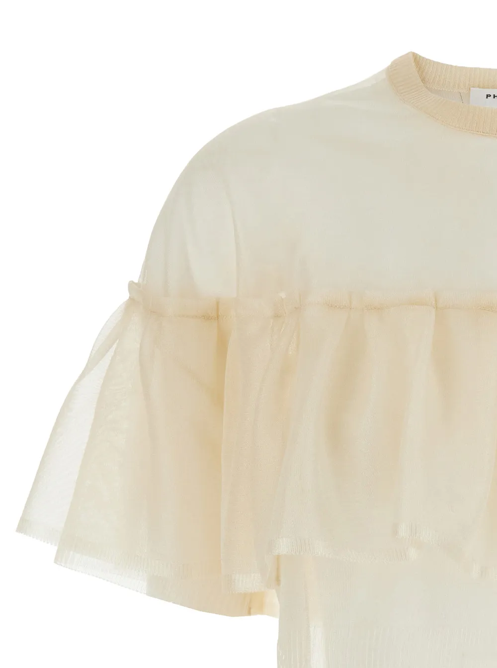 Philosophy Di Lorenzo Serafini Crpe Crop Top