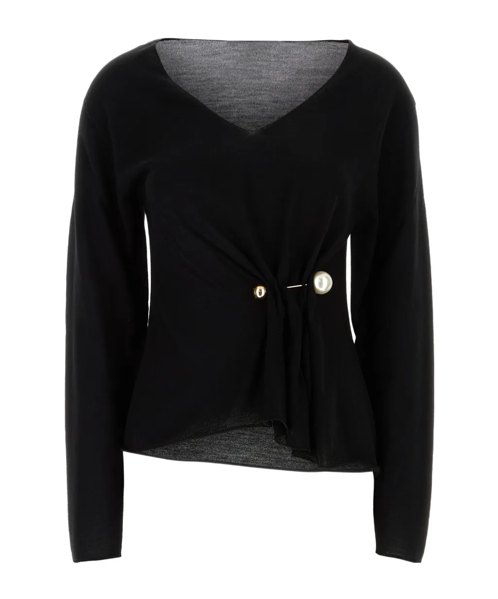 Philosophy Di Lorenzo Serafini V-Neck Knitted Jumper